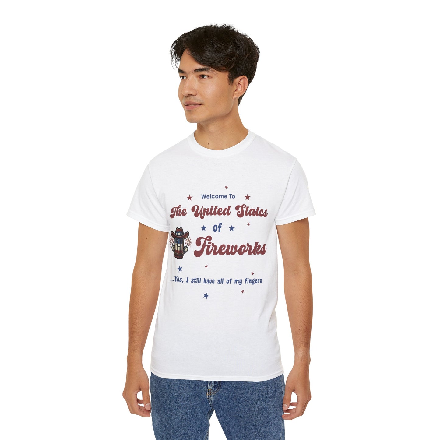 USA Independence Day Fireworks Shirt – Patriotic July 4th Apparel