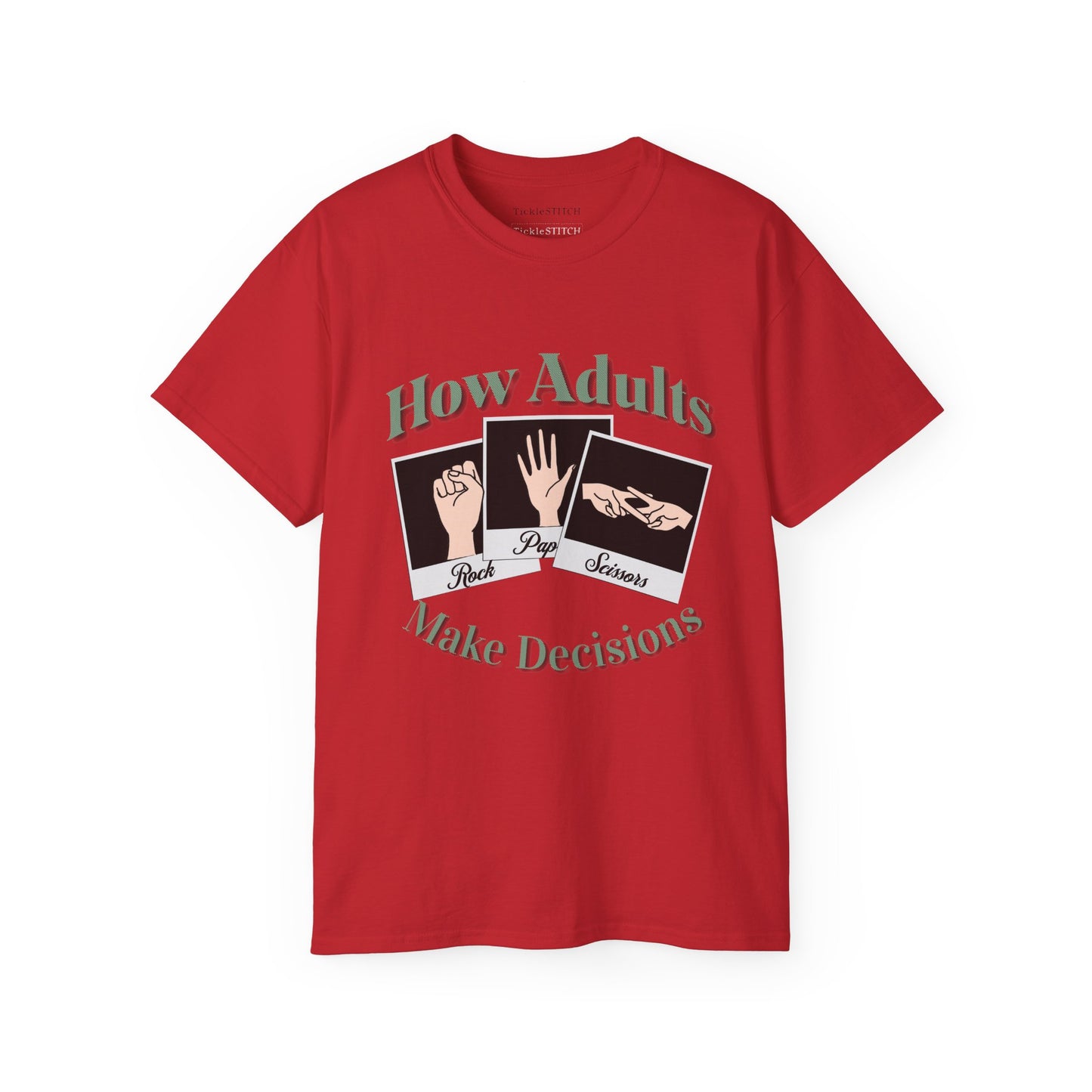 Rock Paper Scissoring Tee: Adult NSFW Humor, Lesbian & Gay Pride Gift