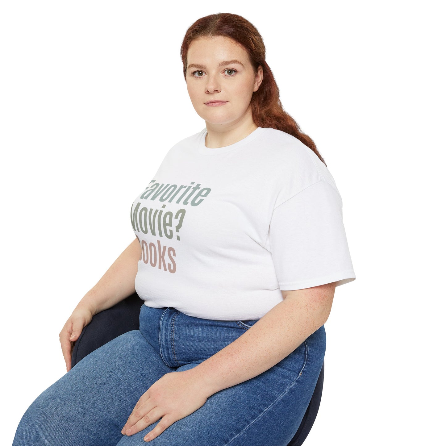 Books Over Movies Humor Tee – Clever Reading Fan Apparel