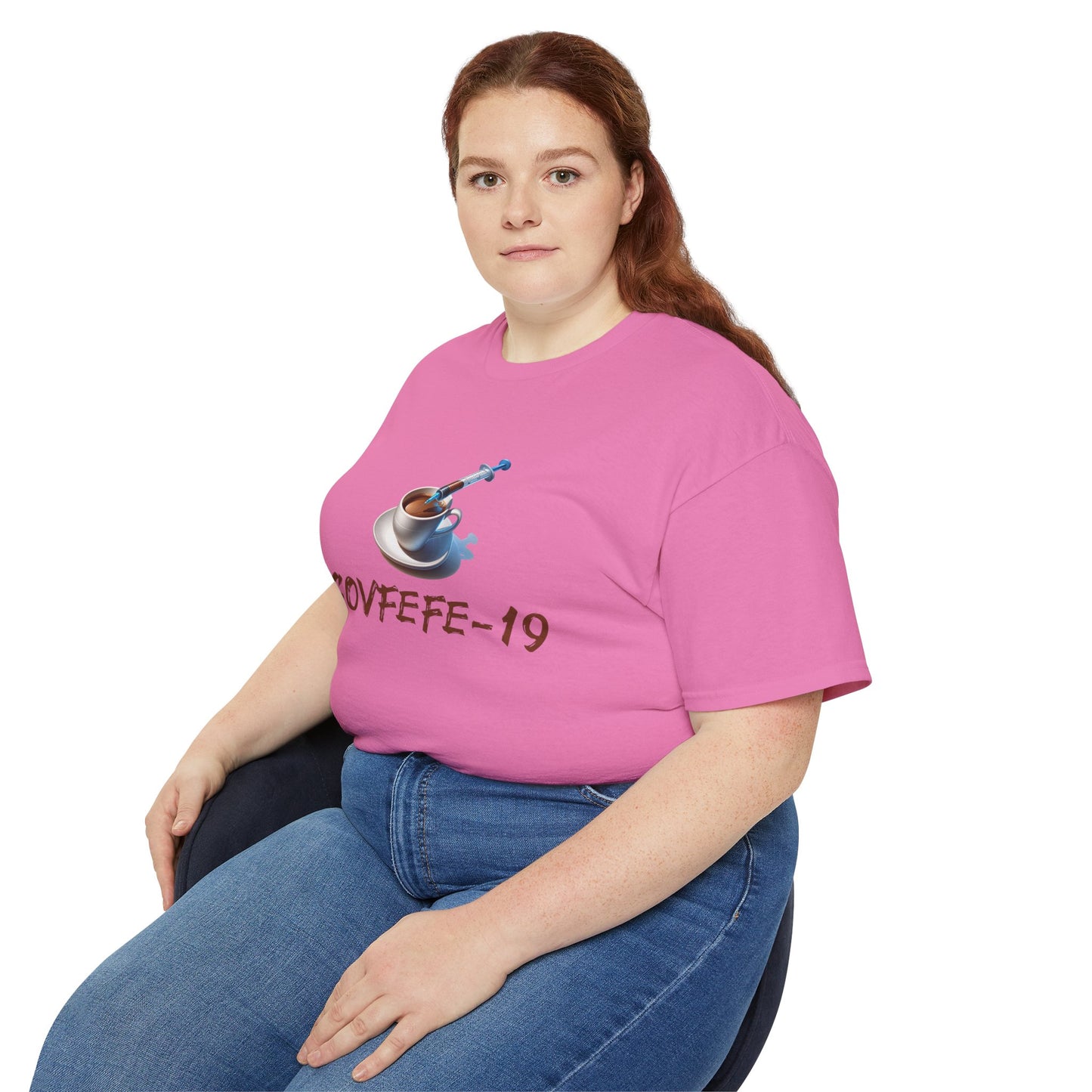 Hilarious Covfefe-19 Covid Coffee Tee: Pandemic Humor & Cafe Style