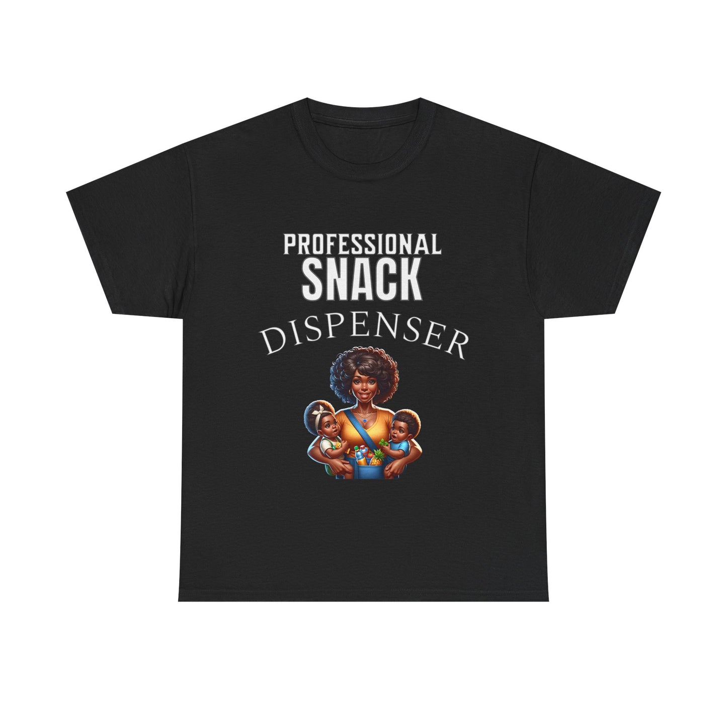 Professional Snack Dispenser Darker Skin Mom Life Humor Shirt