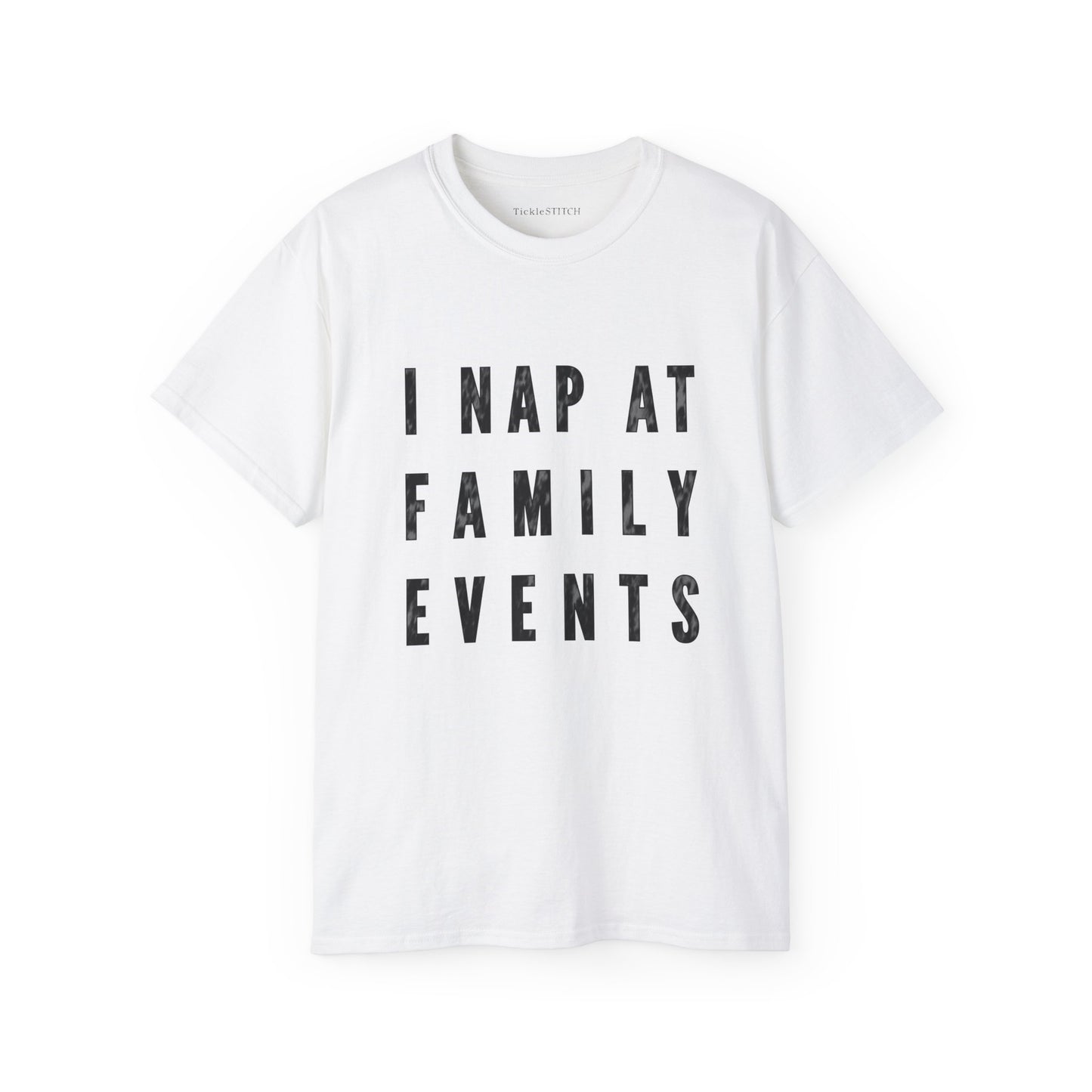 Nap At Family Events Tee | Funny Dad & Introvert Humor Apparel