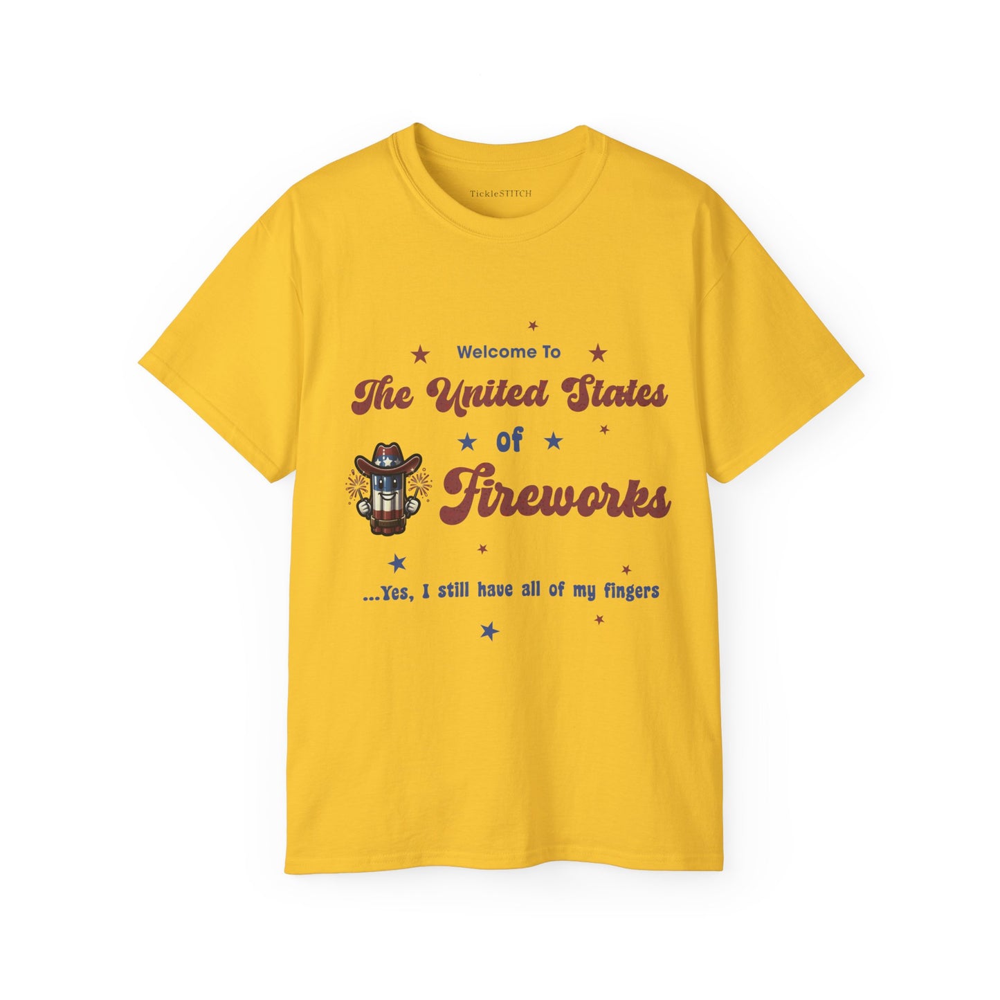USA Independence Day Fireworks Shirt – Patriotic July 4th Apparel