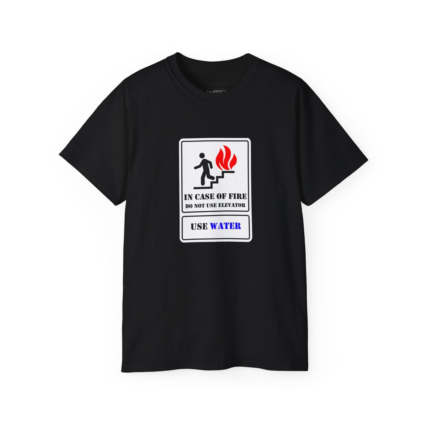 Ironic Fire Safety Elevator Shirt – Funny Firefighter Engineer Gift