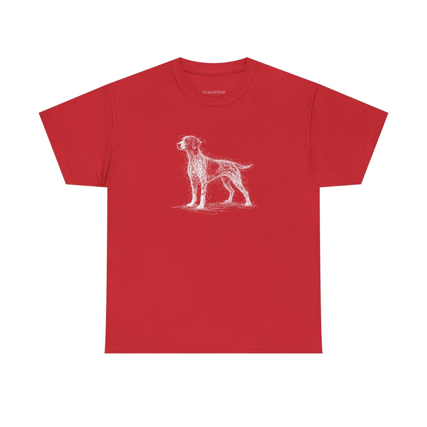 German Shorthaired Pointer Sketch Art Tee - GSP Lover Hunting Dog Gift