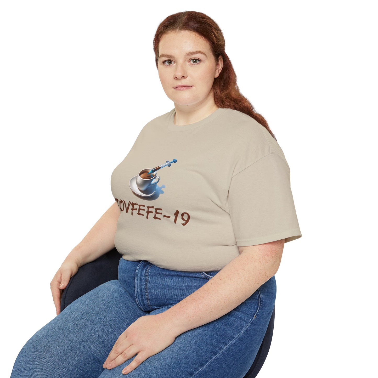 Hilarious Covfefe-19 Covid Coffee Tee: Pandemic Humor & Cafe Style
