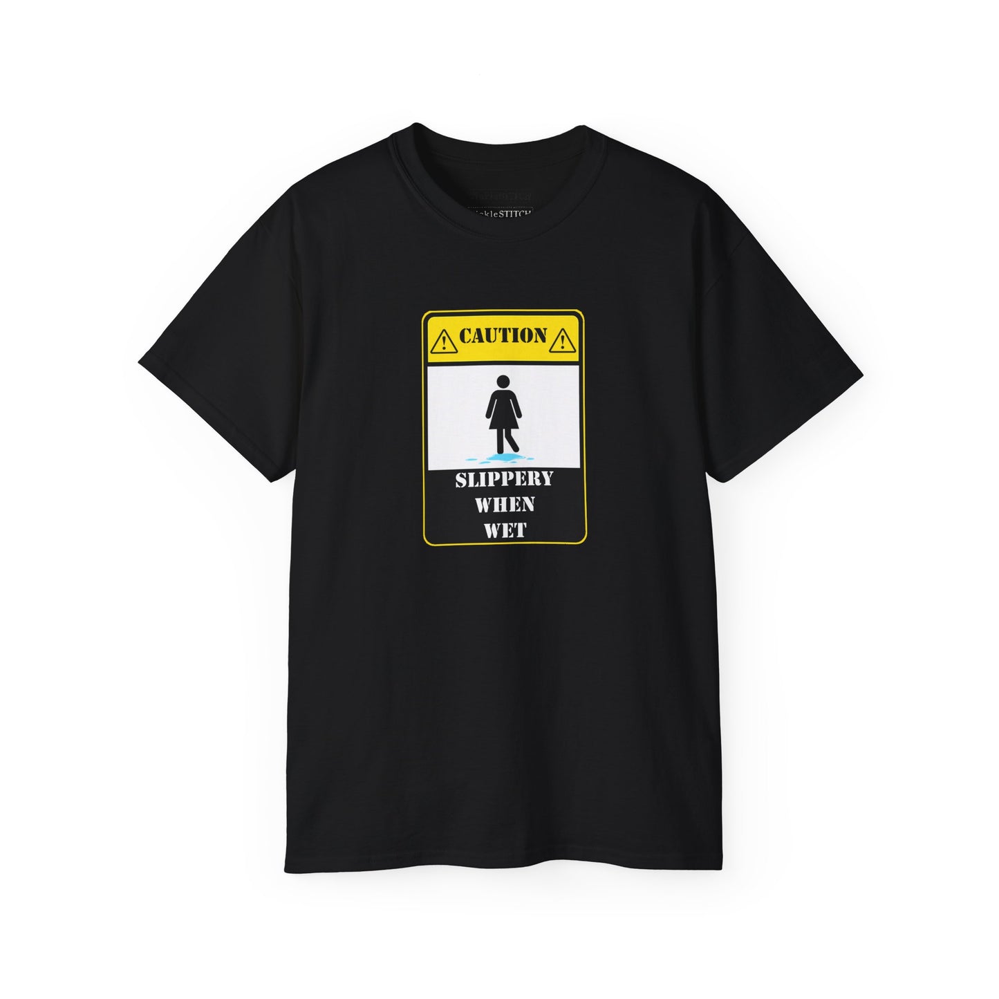 Slippery When Wet Risqué Adult Humor T-Shirt – Naughty Innuendo