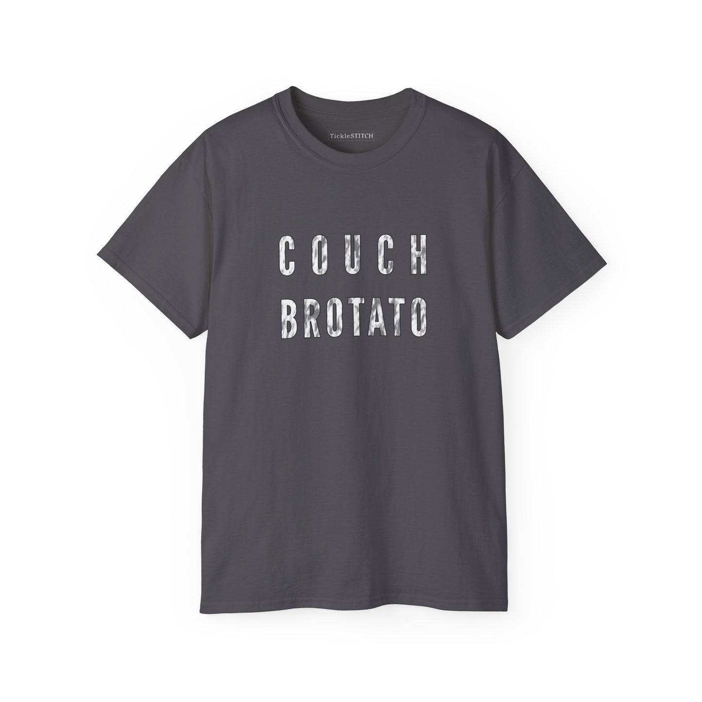 Couch Brotato Graphic Tee: Funny Lazy Lifestyle & Bro Humor Top