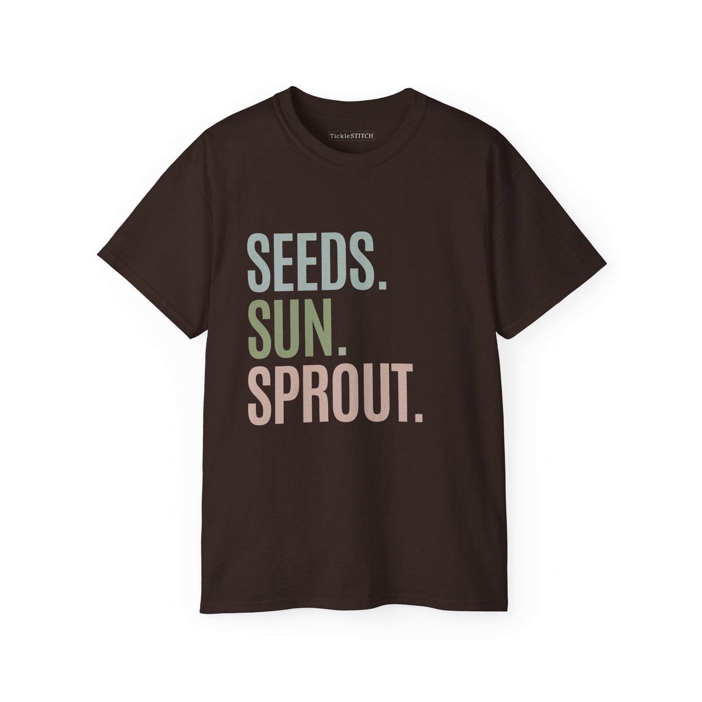 Seeds Sun Sprout: Plant Life Cycle Apparel for Gardening Enthusiasts