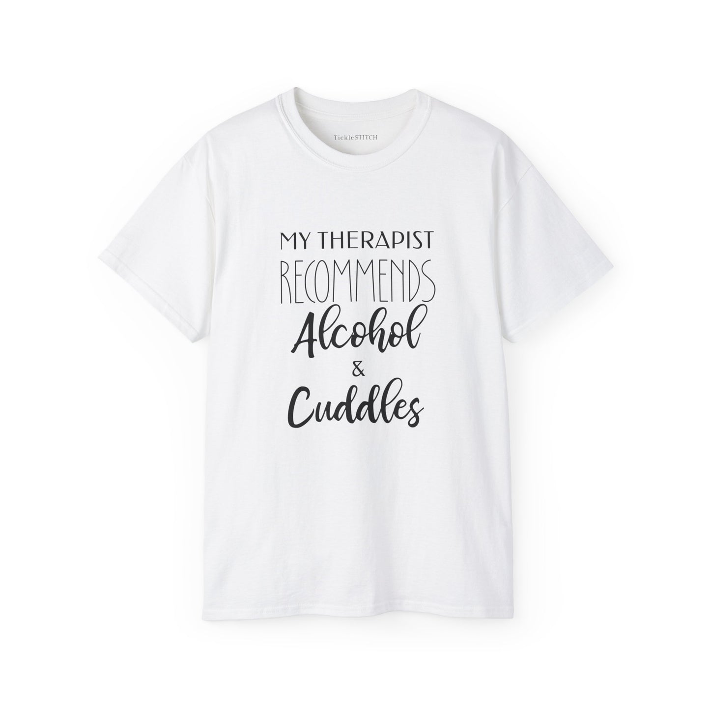 My Therapist Recommends Alcohol and Cuddles, Cuddle Pillow, Cuddling