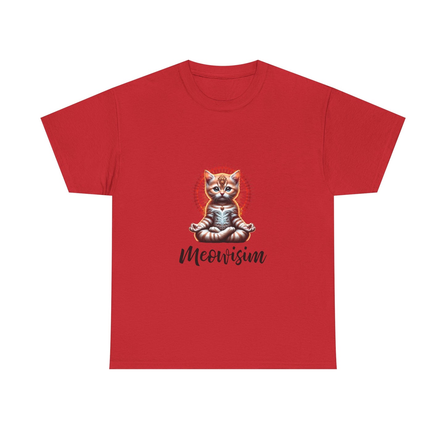 Purr Meowisim Kitty Cat Humor T-Shirt for Feline Enthusiasts