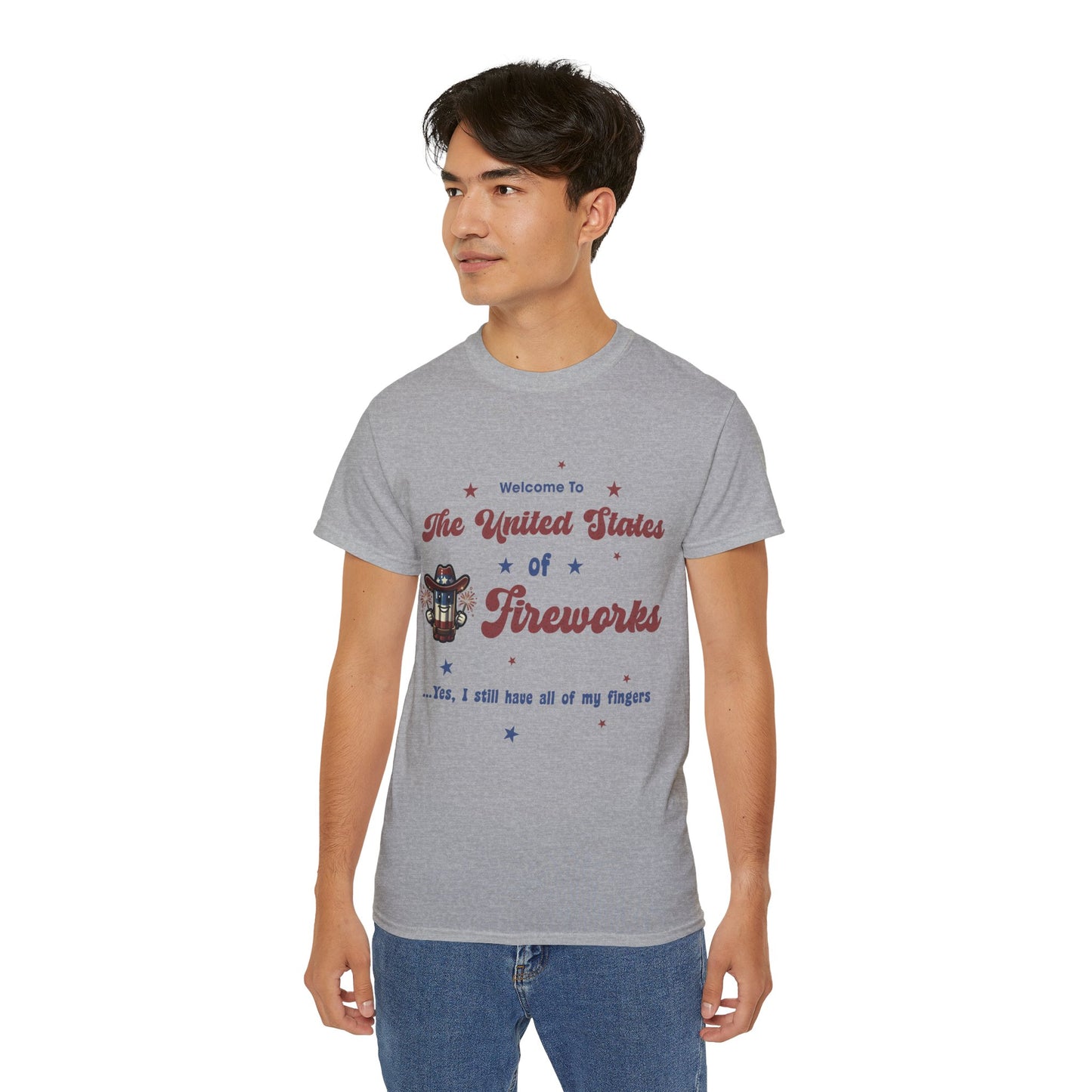 USA Independence Day Fireworks Shirt – Patriotic July 4th Apparel