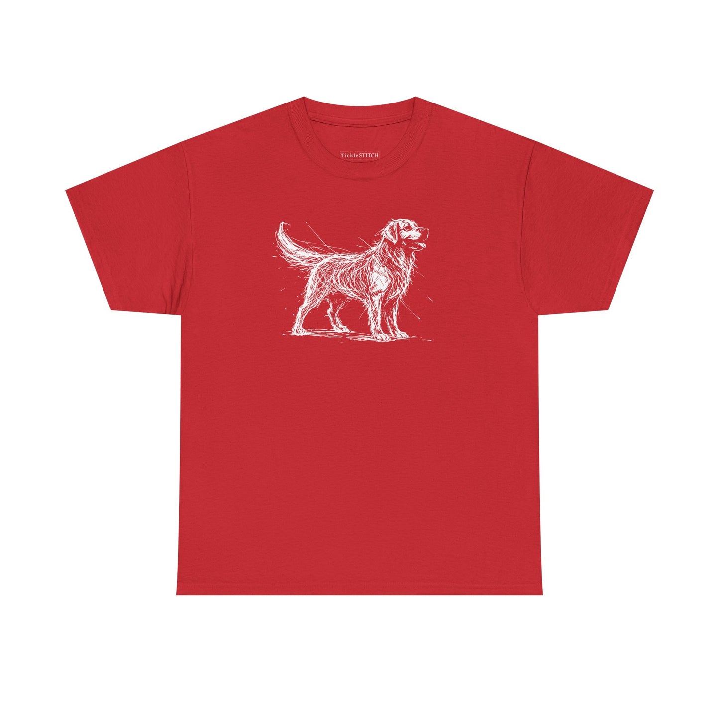 Golden Retriever Sketch Shirt - Loyal Family Dog Tee Gift for Dog