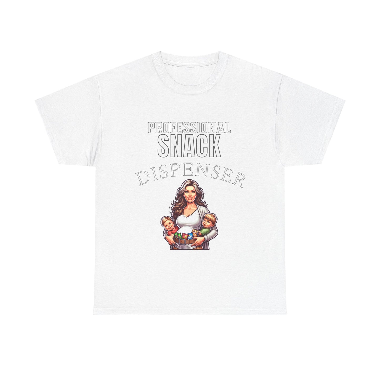 Professional Snack Dispenser Lighter Skin Mama Shirt for New Moms