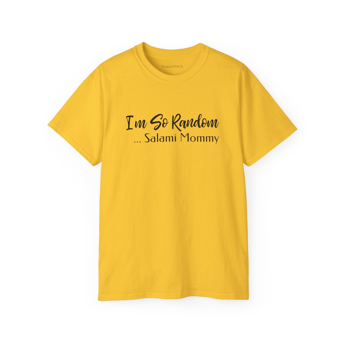 Absurdist Salami Mommy Tee: Funny Random Mom Gift & Novelty Apparel