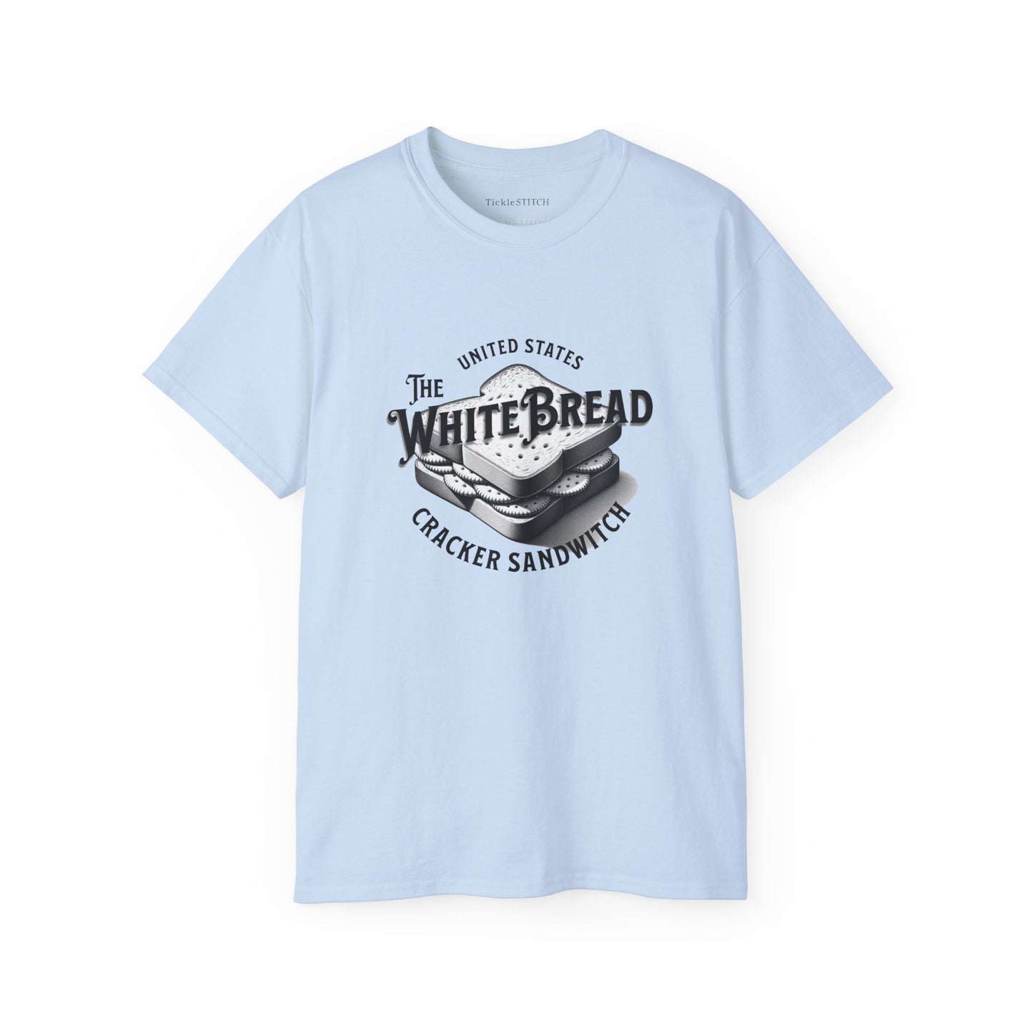 White Bread Cracker Sandwich: Self-Deprecating Satire Tee