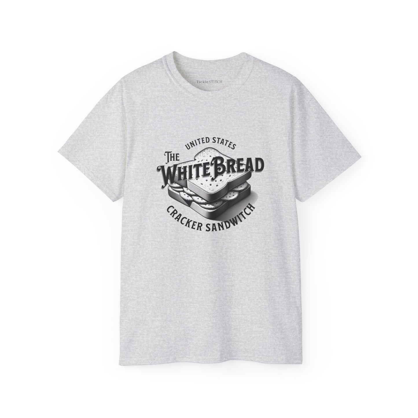 White Bread Cracker Sandwich: Self-Deprecating Satire Tee