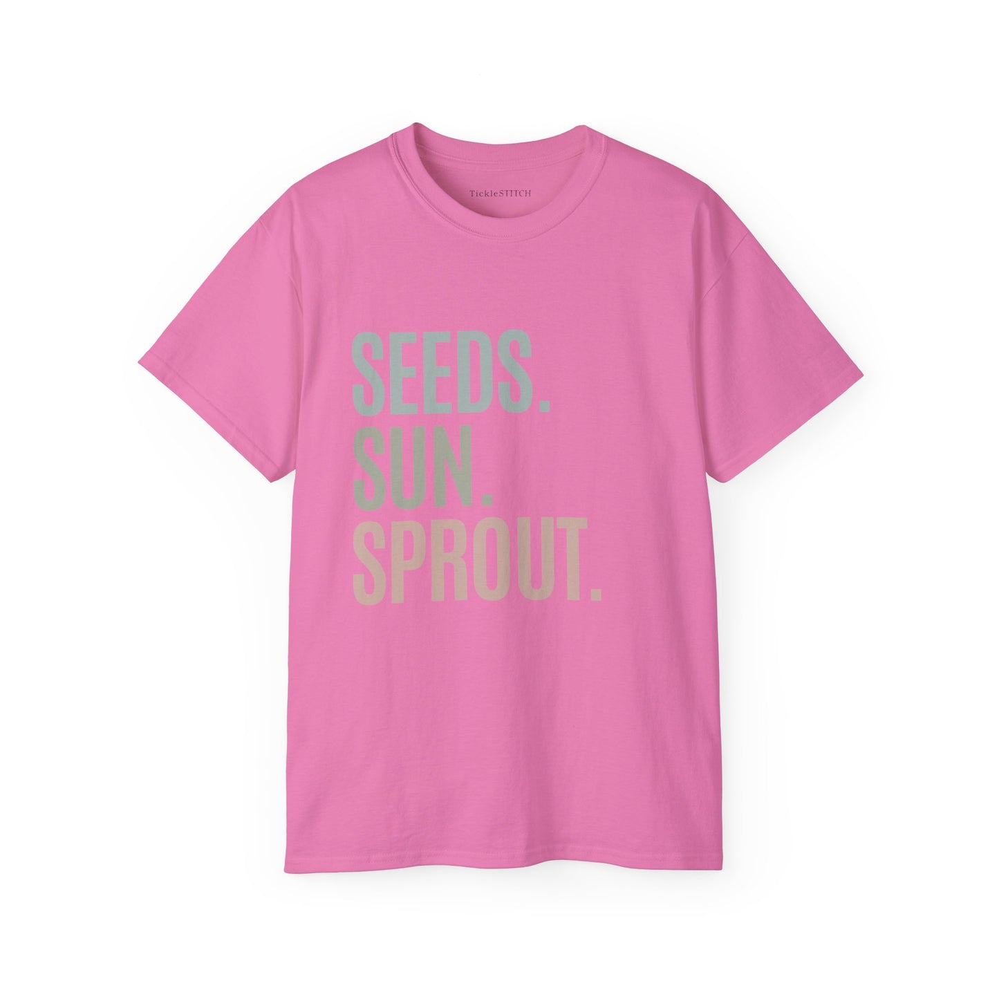 Seeds Sun Sprout: Plant Life Cycle Apparel for Gardening Enthusiasts