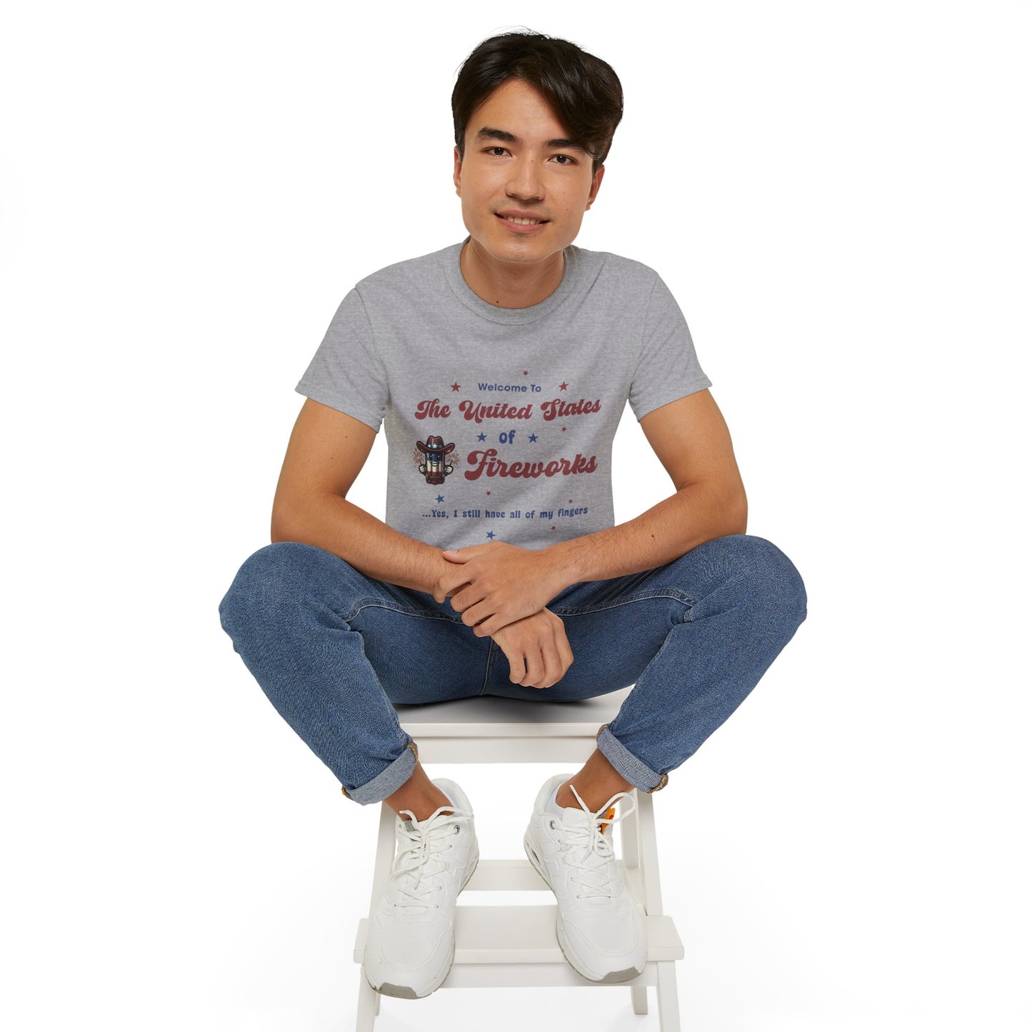 USA Independence Day Fireworks Shirt – Patriotic July 4th Apparel