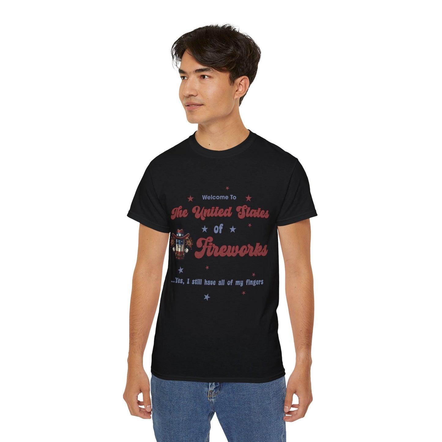 USA Independence Day Fireworks Shirt – Patriotic July 4th Apparel