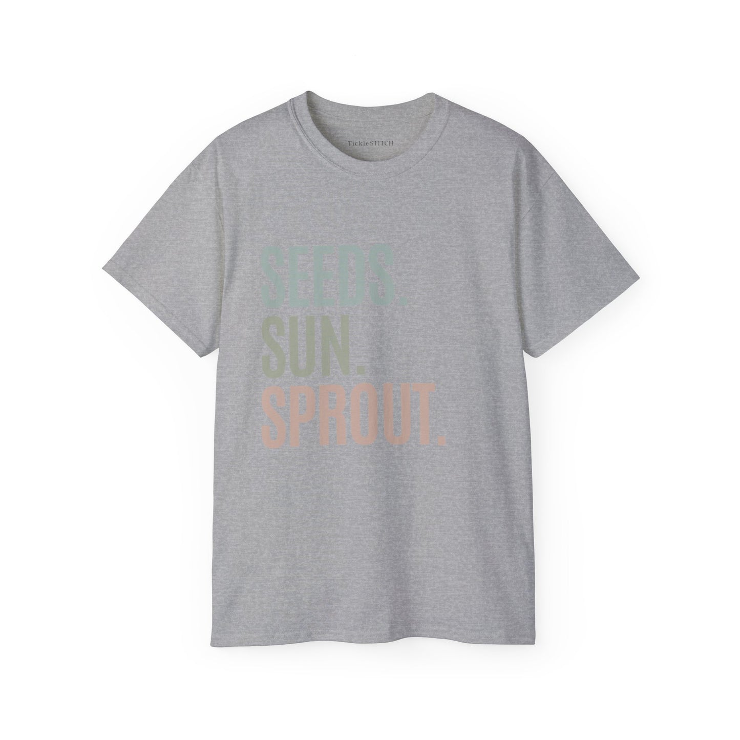Seeds Sun Sprout: Plant Life Cycle Apparel for Gardening Enthusiasts