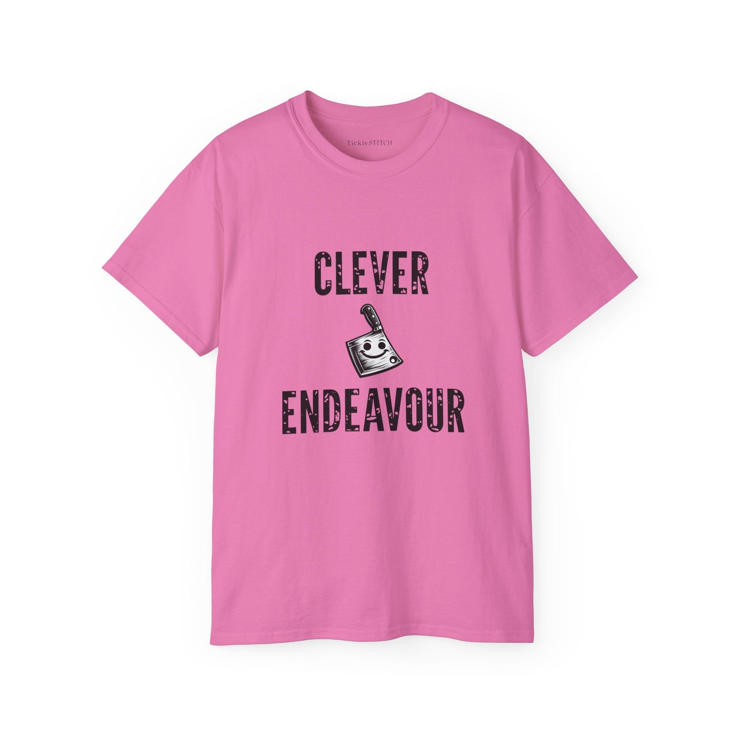 Clever Endeavour Cleaver: Humorous Kitchen & Butcher Chef Gag Tee