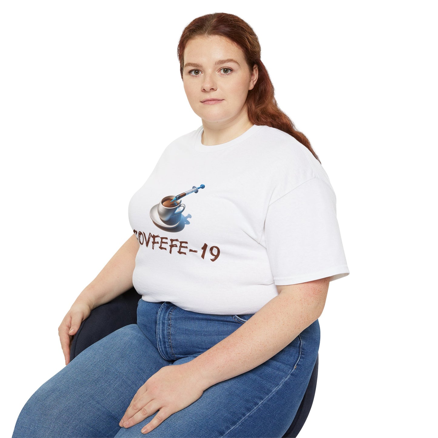 Hilarious Covfefe-19 Covid Coffee Tee: Pandemic Humor & Cafe Style