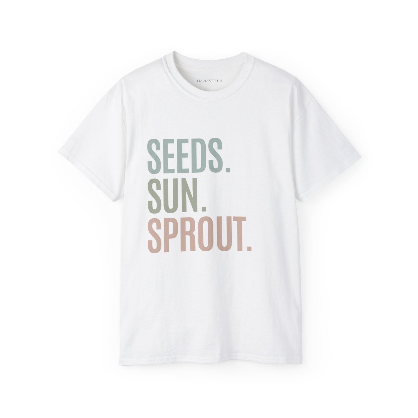 Seeds Sun Sprout: Plant Life Cycle Apparel for Gardening Enthusiasts