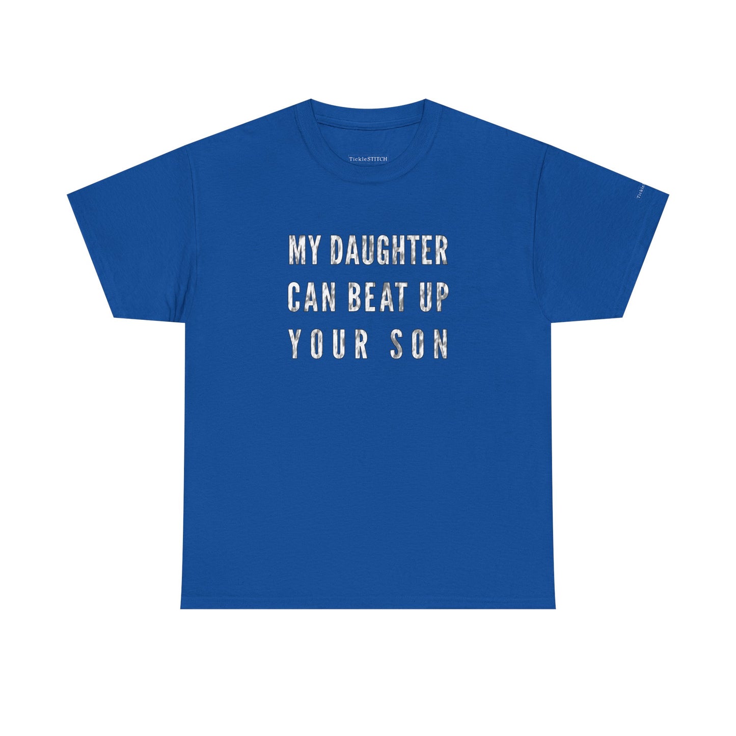 Proud Dad Strong Daughter Tee. Protective Father Tough Girl Power Shir