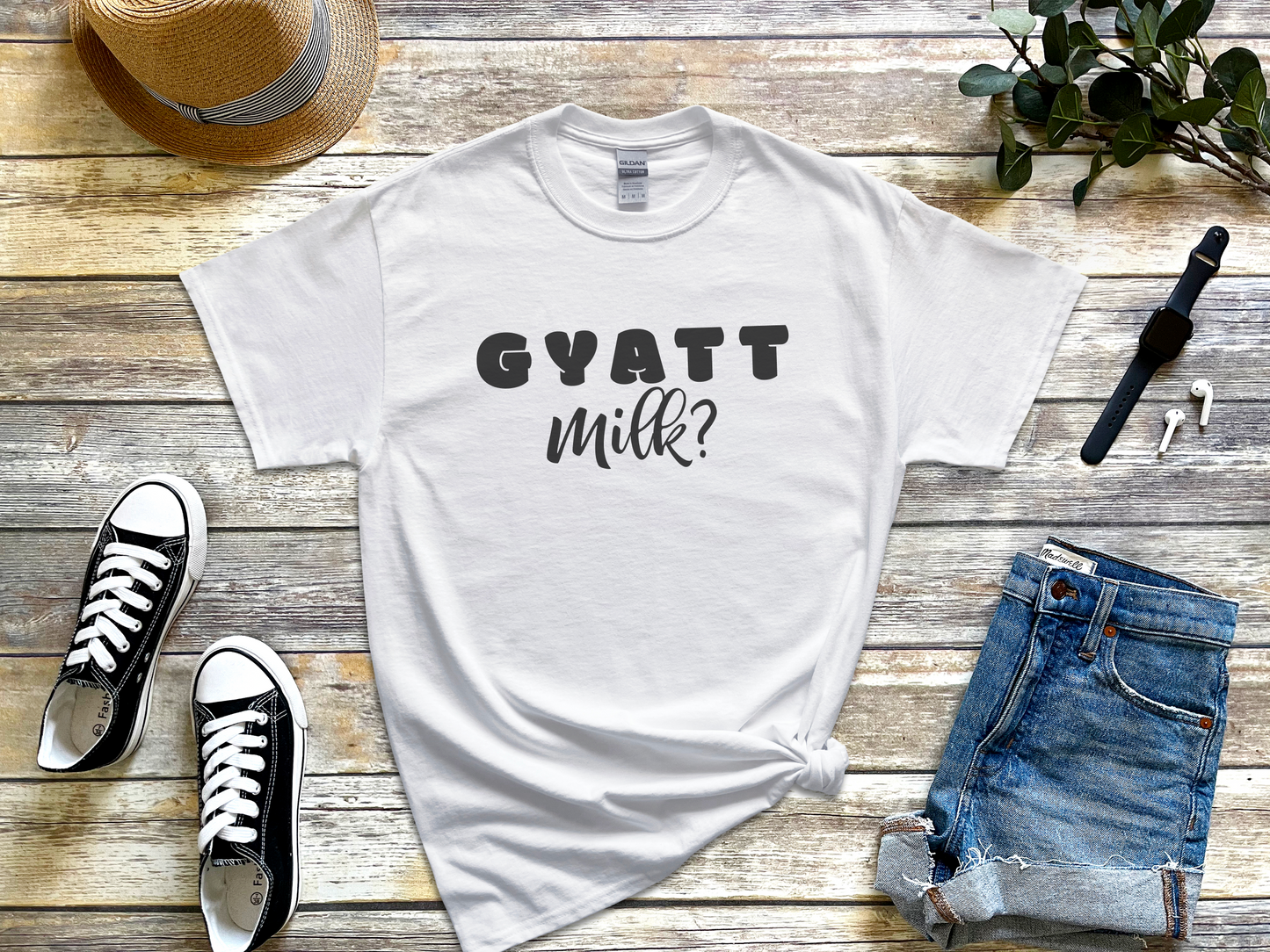 Gyatt Milk Gen Z Meme Humor Tee – Funny Body Positive Apparel