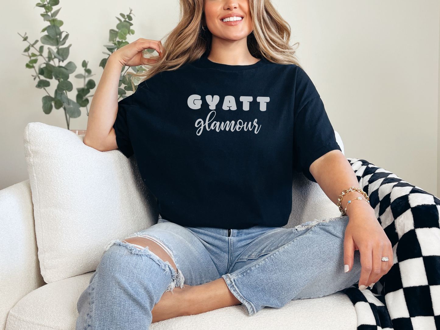 Gyatt Glamour T-Shirt: Bold Body Confidence & Gen Z Humor Apparel