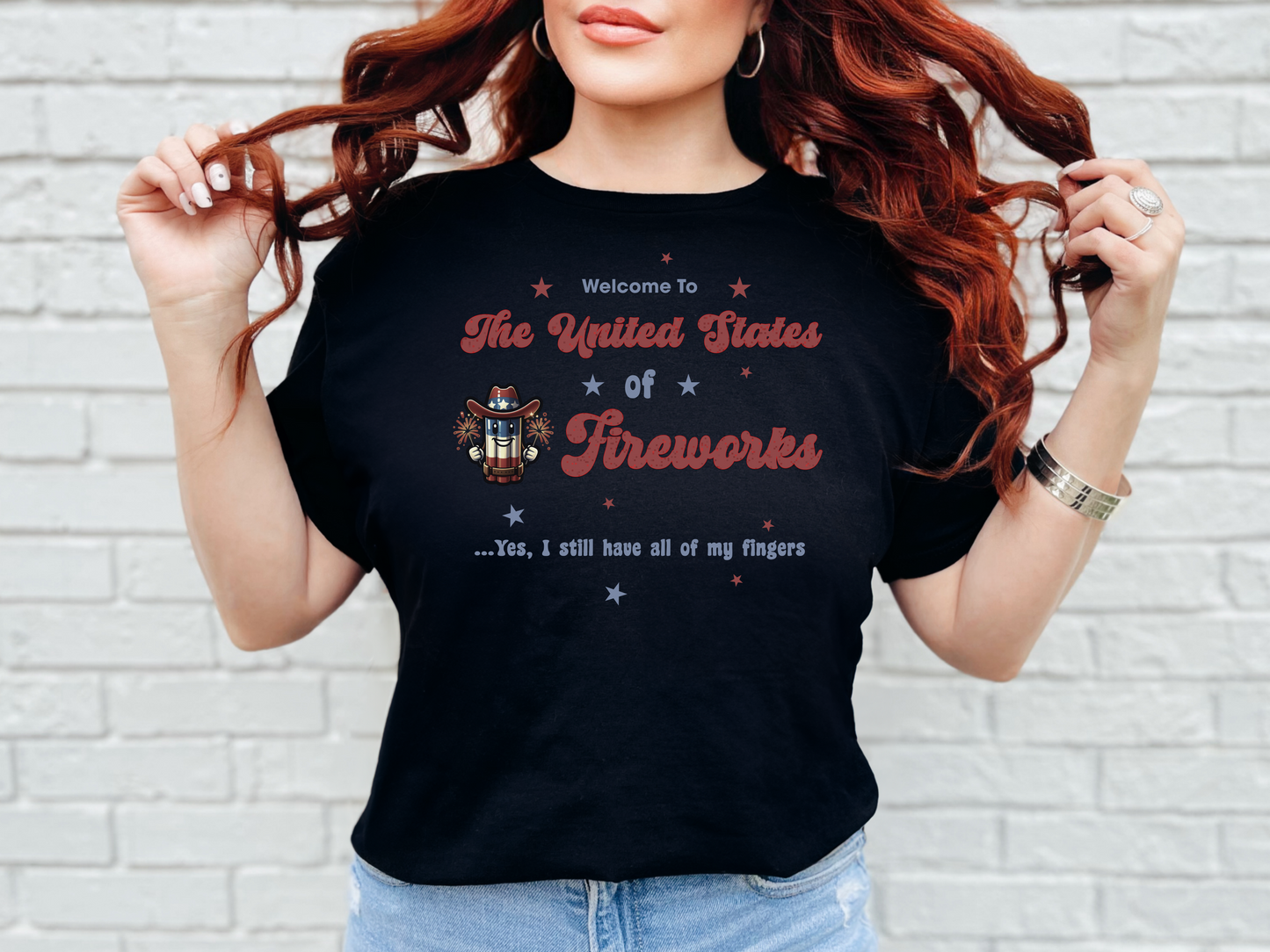 USA Independence Day Fireworks Shirt – Patriotic July 4th Apparel