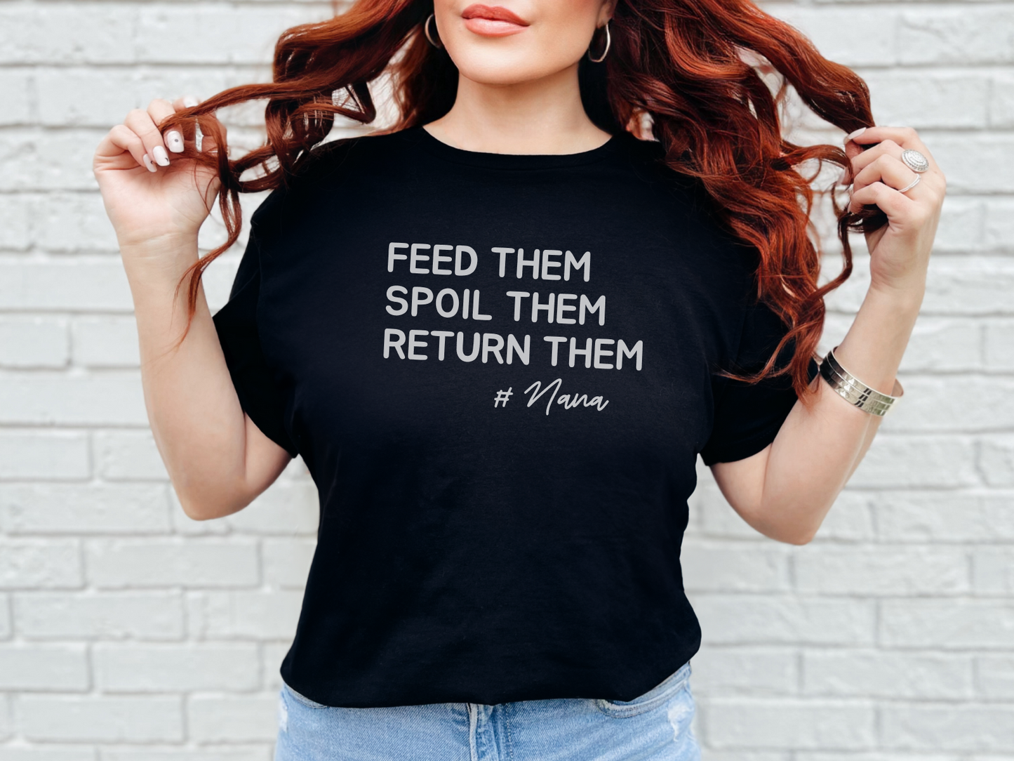 Funny Nana Shirt: Spoil Grandkids, Then Return Them – Humorous Gift