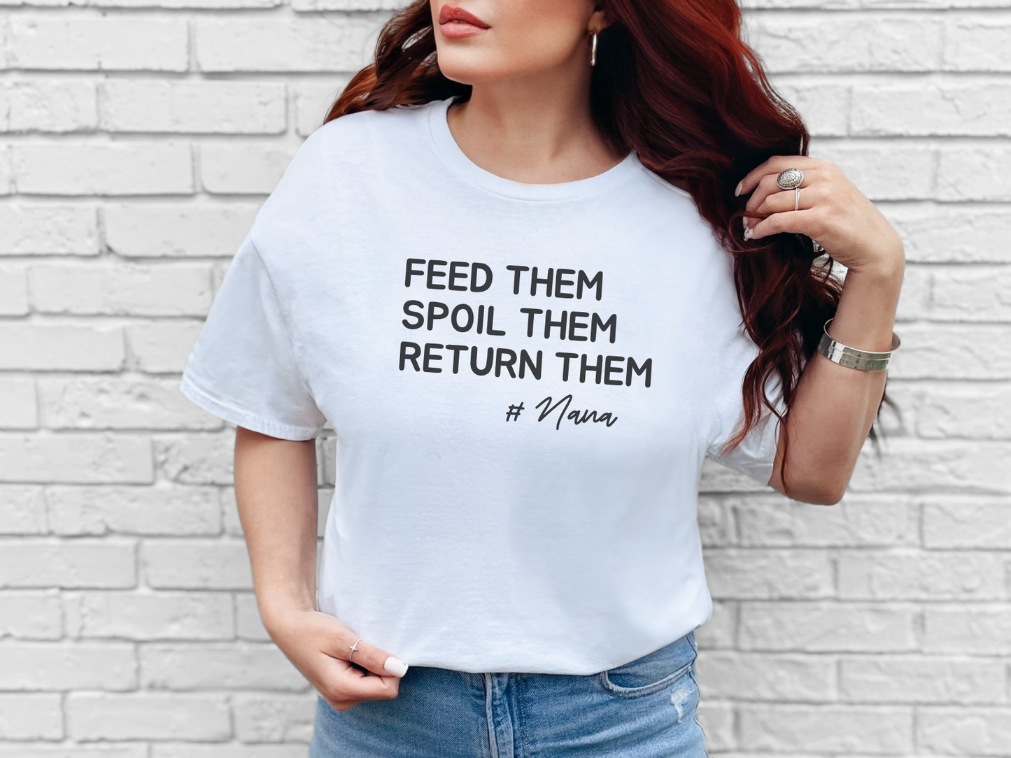 Funny Nana Shirt: Spoil Grandkids, Then Return Them – Humorous Gift