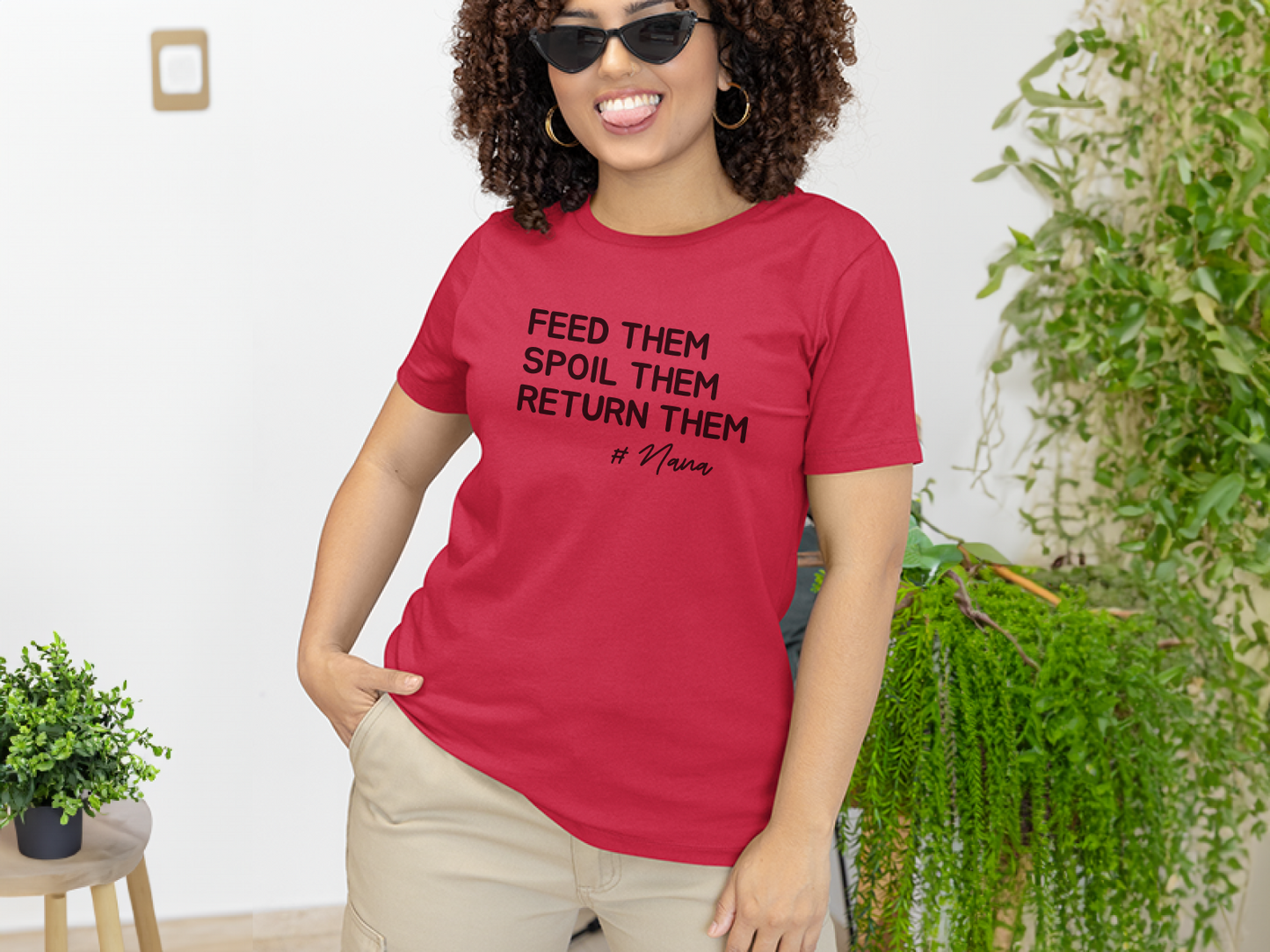 Funny Nana Shirt: Spoil Grandkids, Then Return Them – Humorous Gift