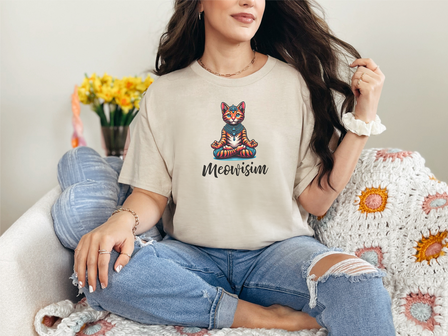 Purr-fect Orange Cat Humor T-Shirt | Funny Ginger Kitty Apparel Gift