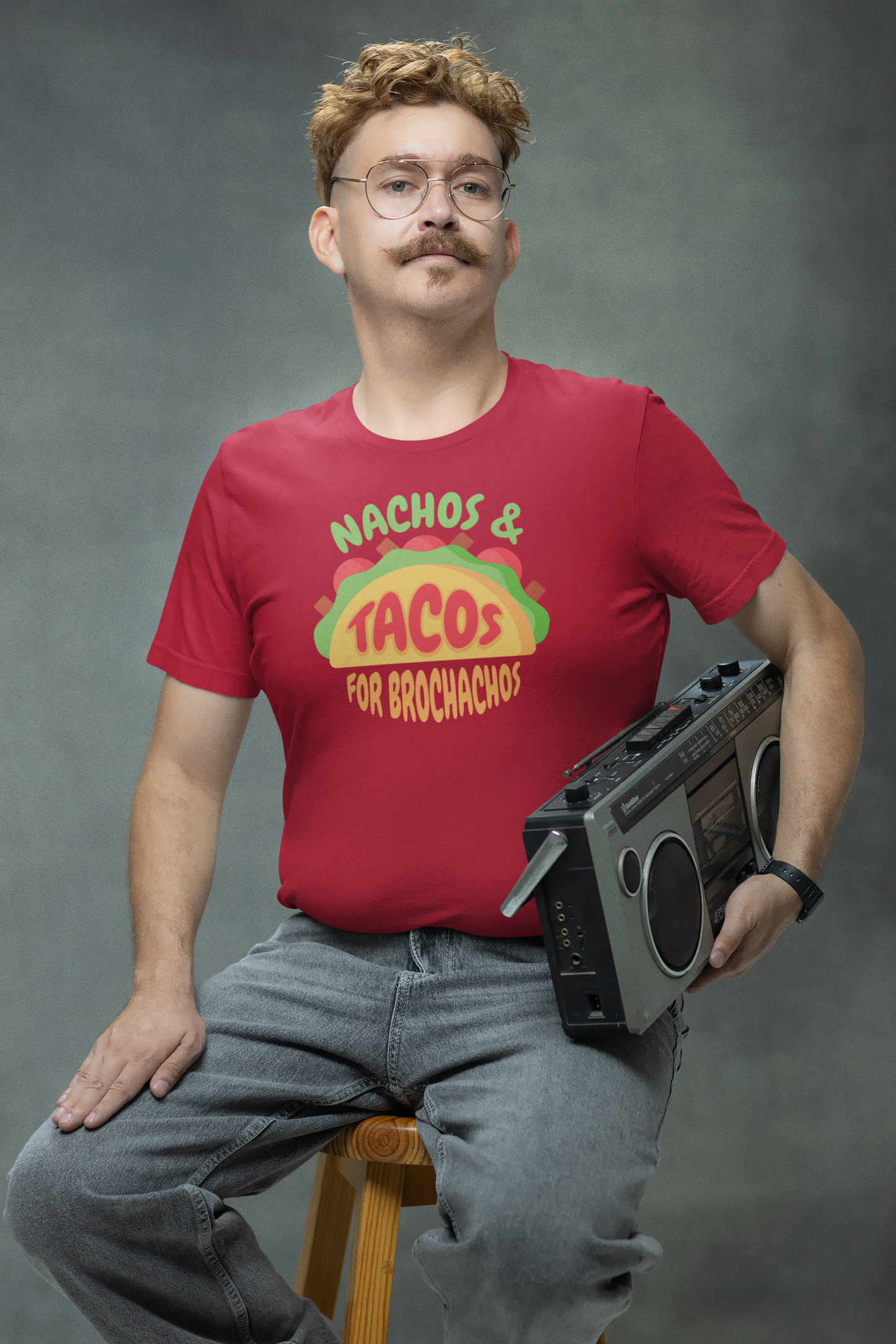 Nachos & Taco BroChacho Tee – Funny Snack Lover Apparel for Him