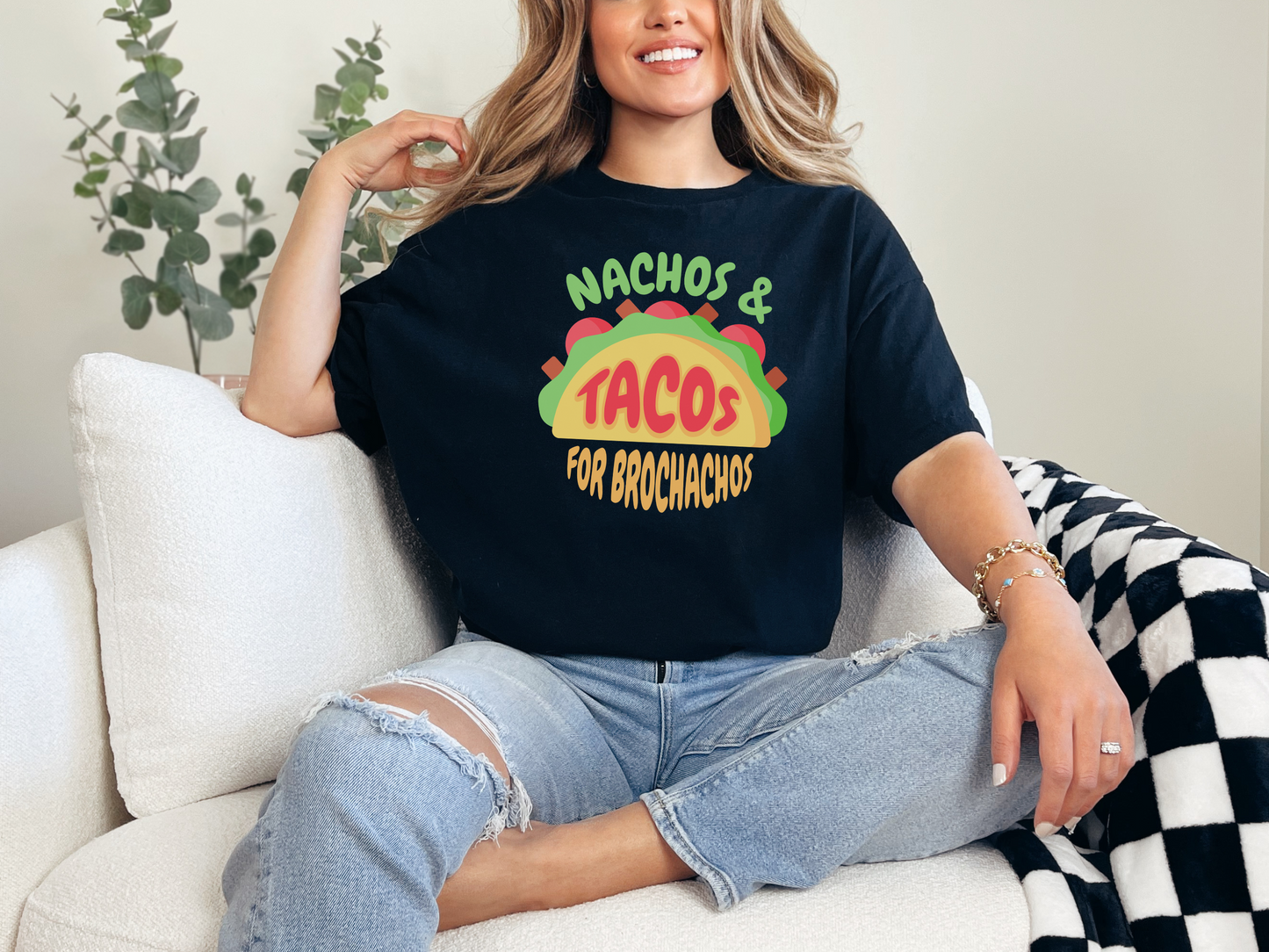 Nachos & Taco BroChacho Tee – Funny Snack Lover Apparel for Him