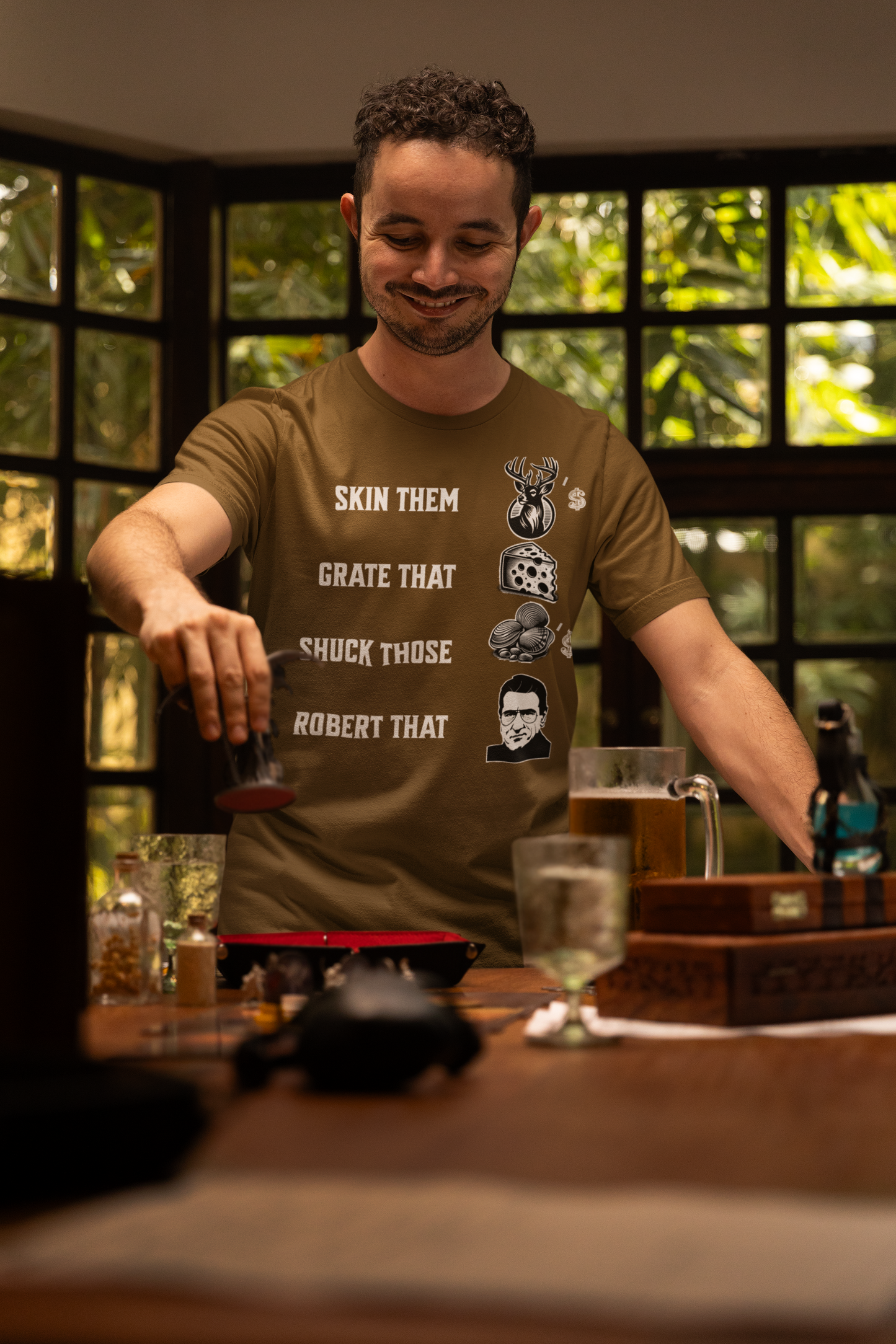 Clever Sarcasm Coffee Garment – Witty Humor Graphic Apparel