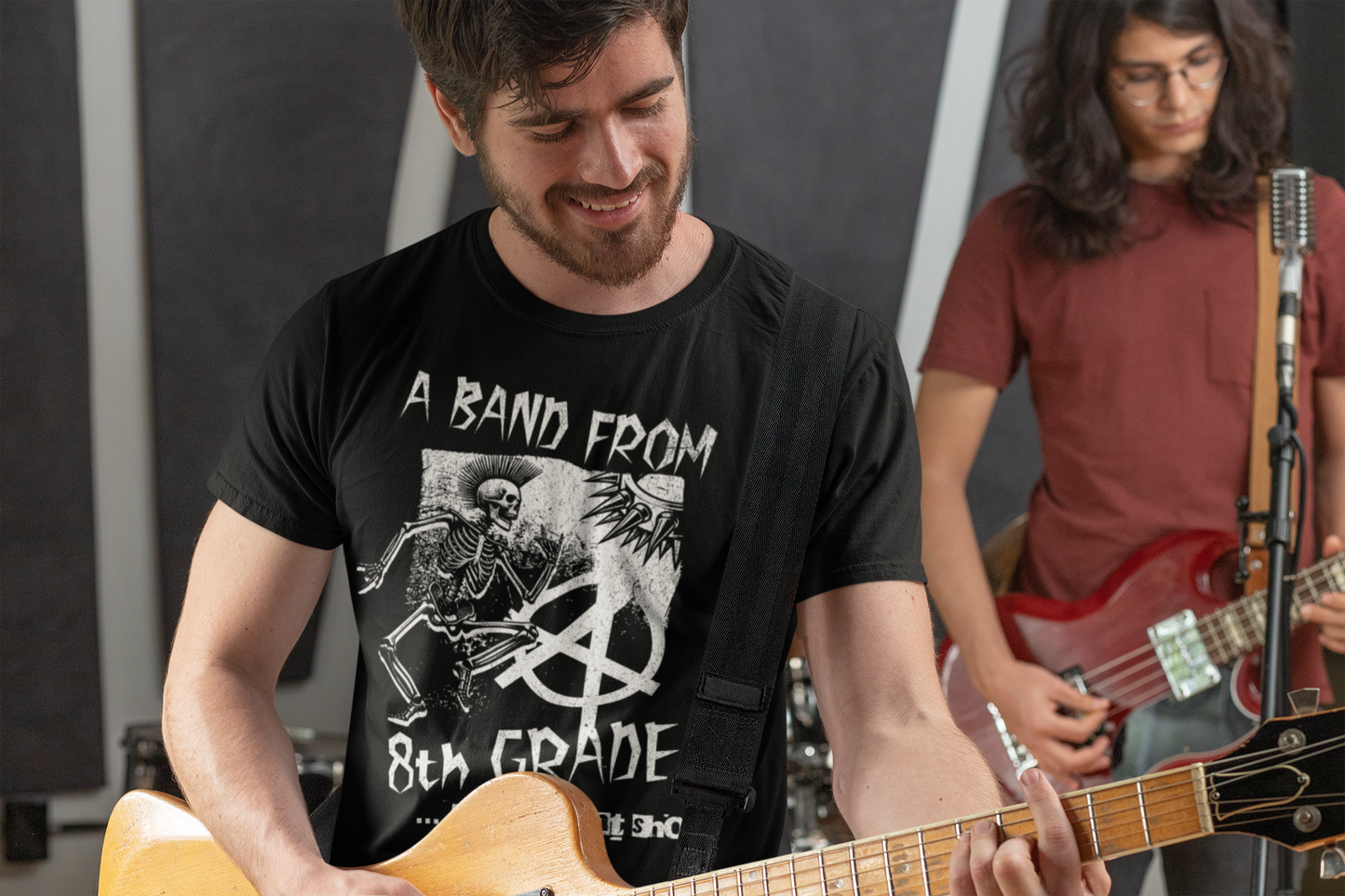 Eighth Grade Punk Rock Funny Unisex Cotton Tee, Music Legacy