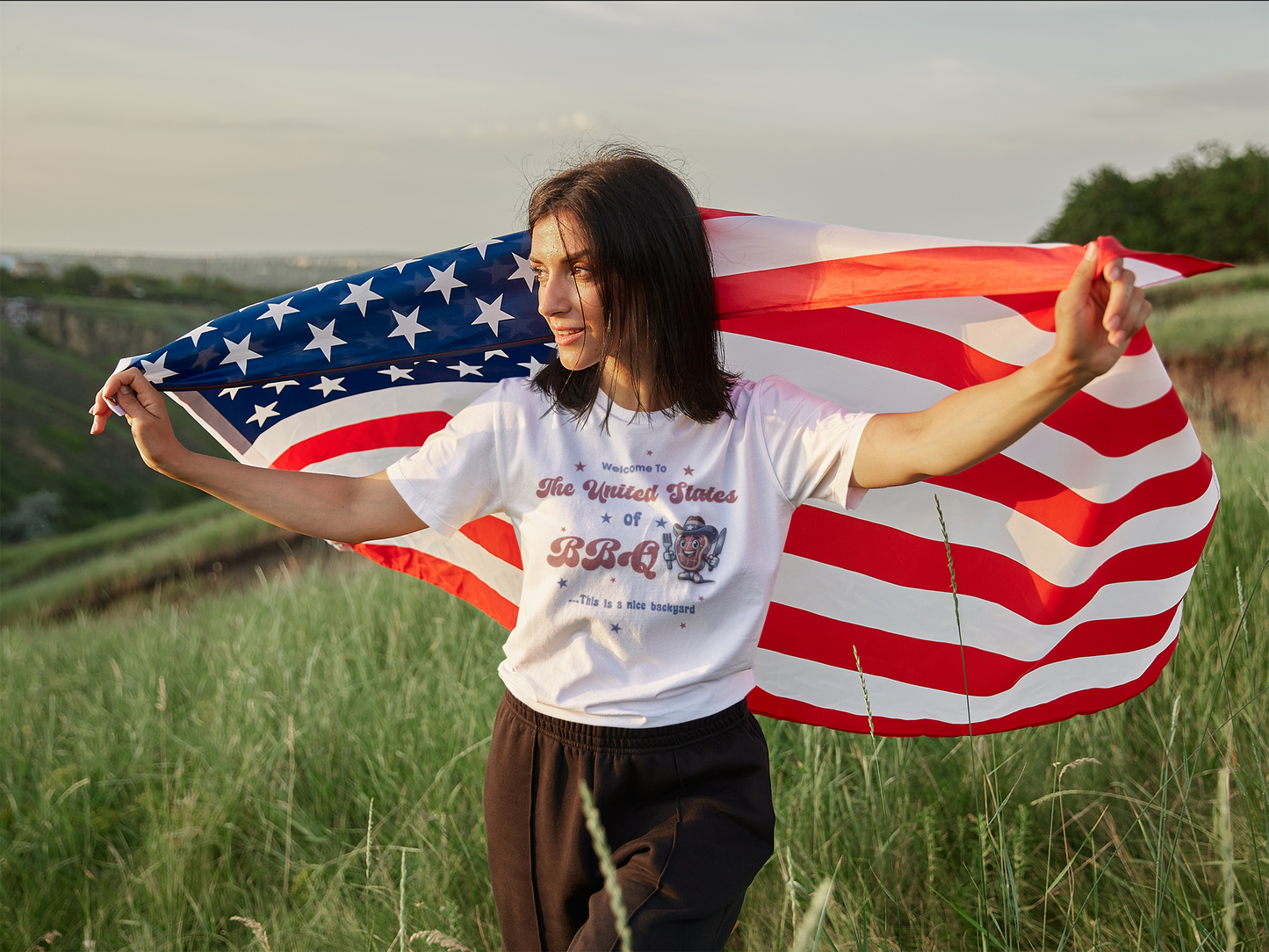 American BBQ Pride: Patriotic Grilling Apparel for USA Cookouts