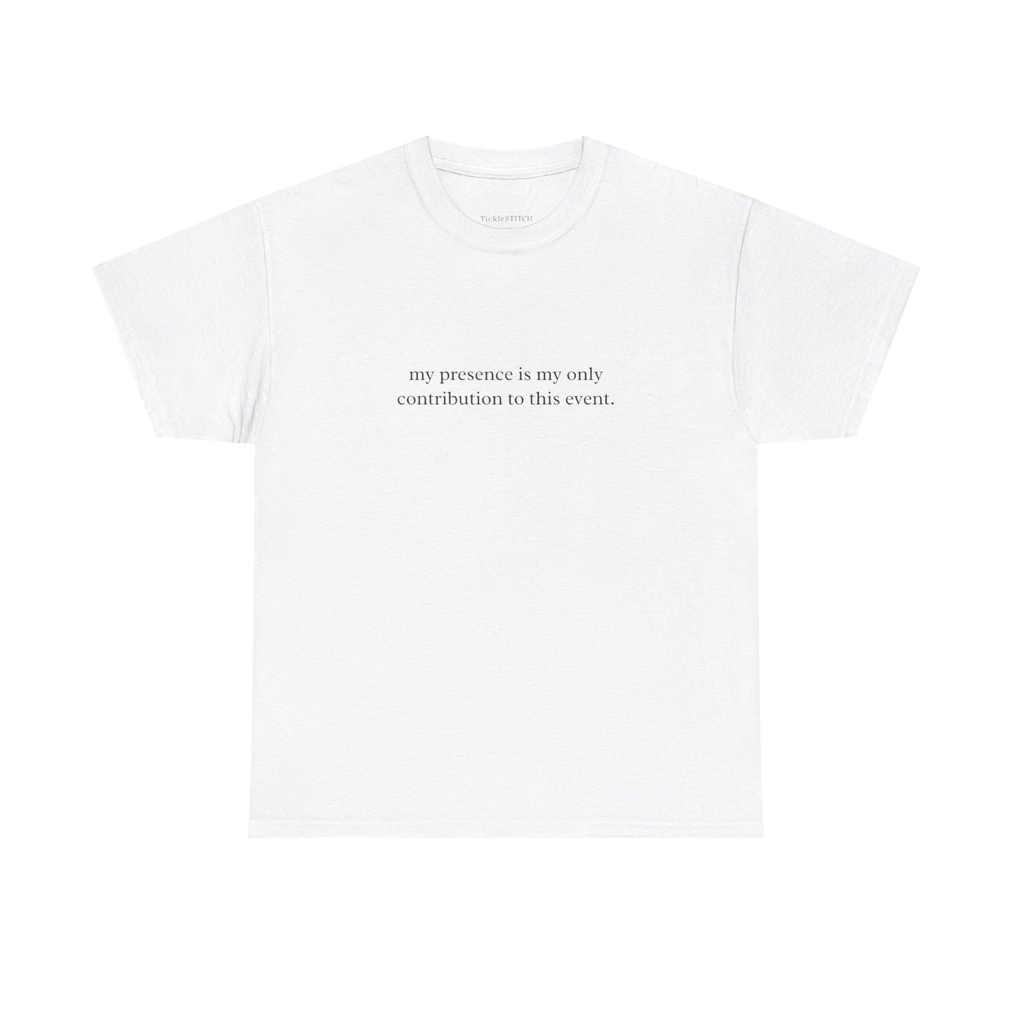 Funny Sarcastic Introvert Contribution Event Statement T-Shirt