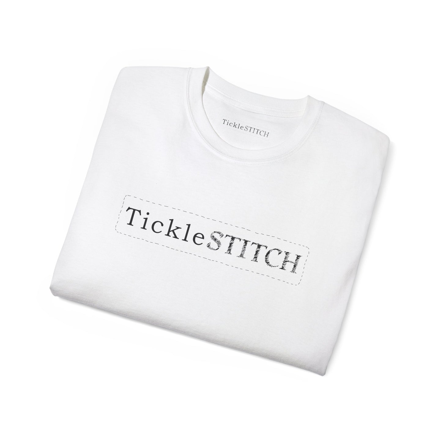 Tickle Stitch Logo Unisex Cotton T-Shirt