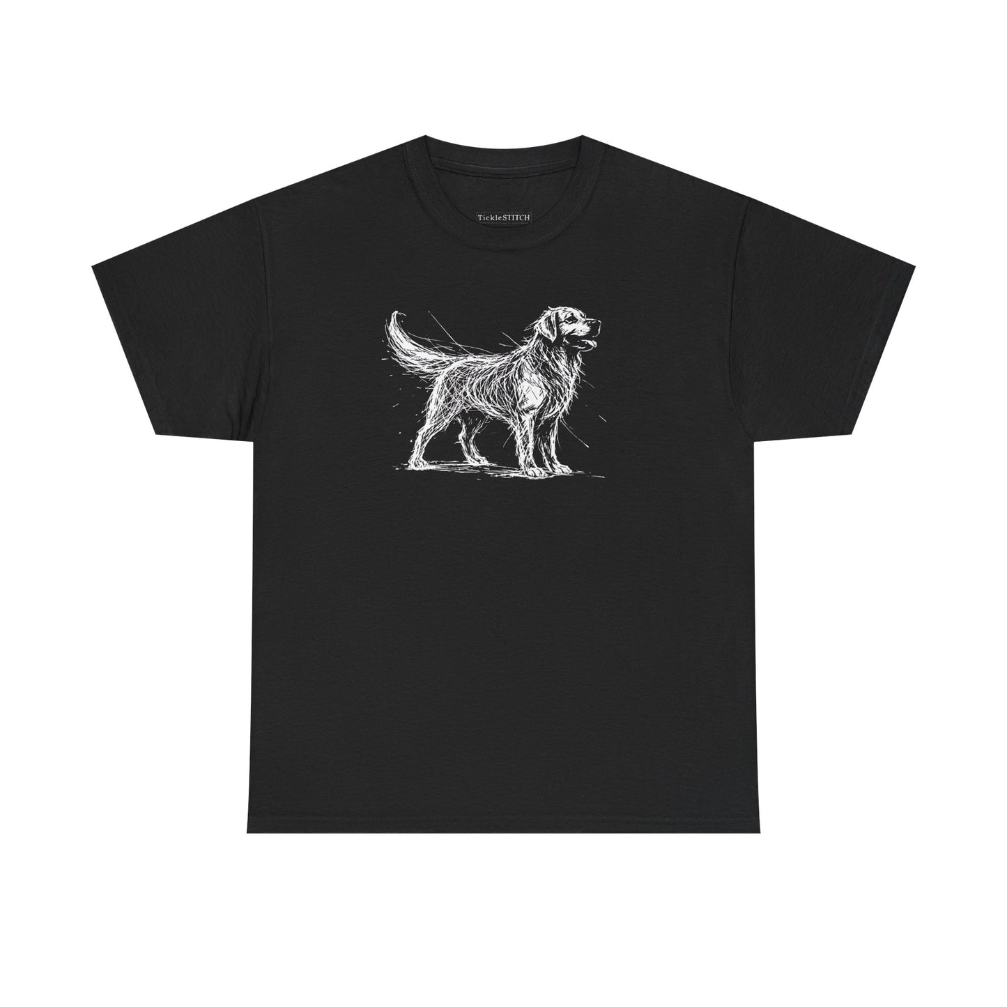 Golden Retriever Sketch Shirt - Loyal Family Dog Tee Gift for Dog