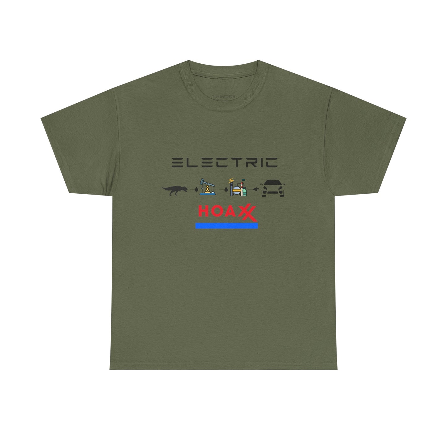 Anti-Electric Vehicle Hoax Skeptic Fossil Fuel Loyalty T-Shirt