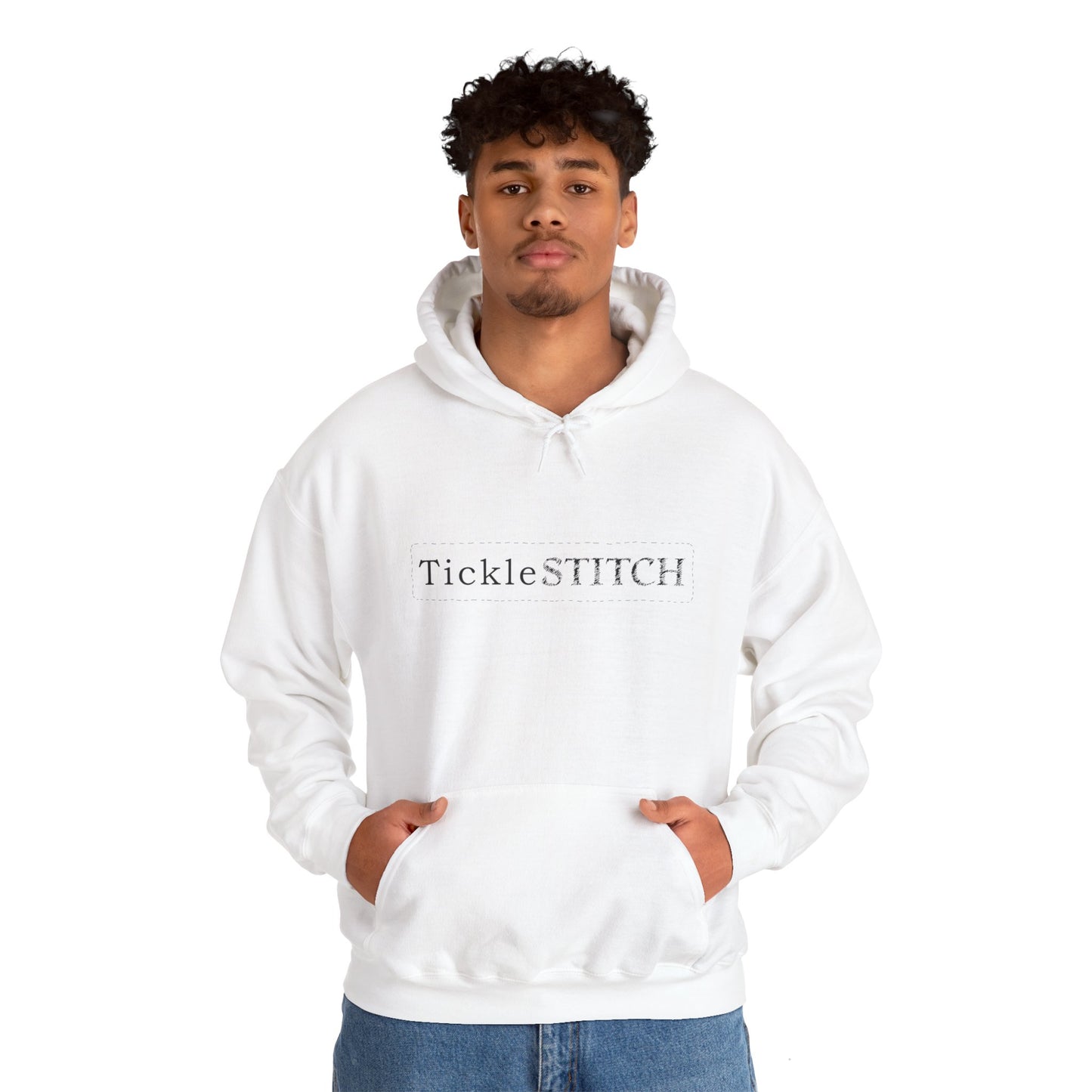 Tickle Stitch Hoodies – "Hood Up, Humor On!" Unisex Heavy Blend™ Hooded Sweatshirt