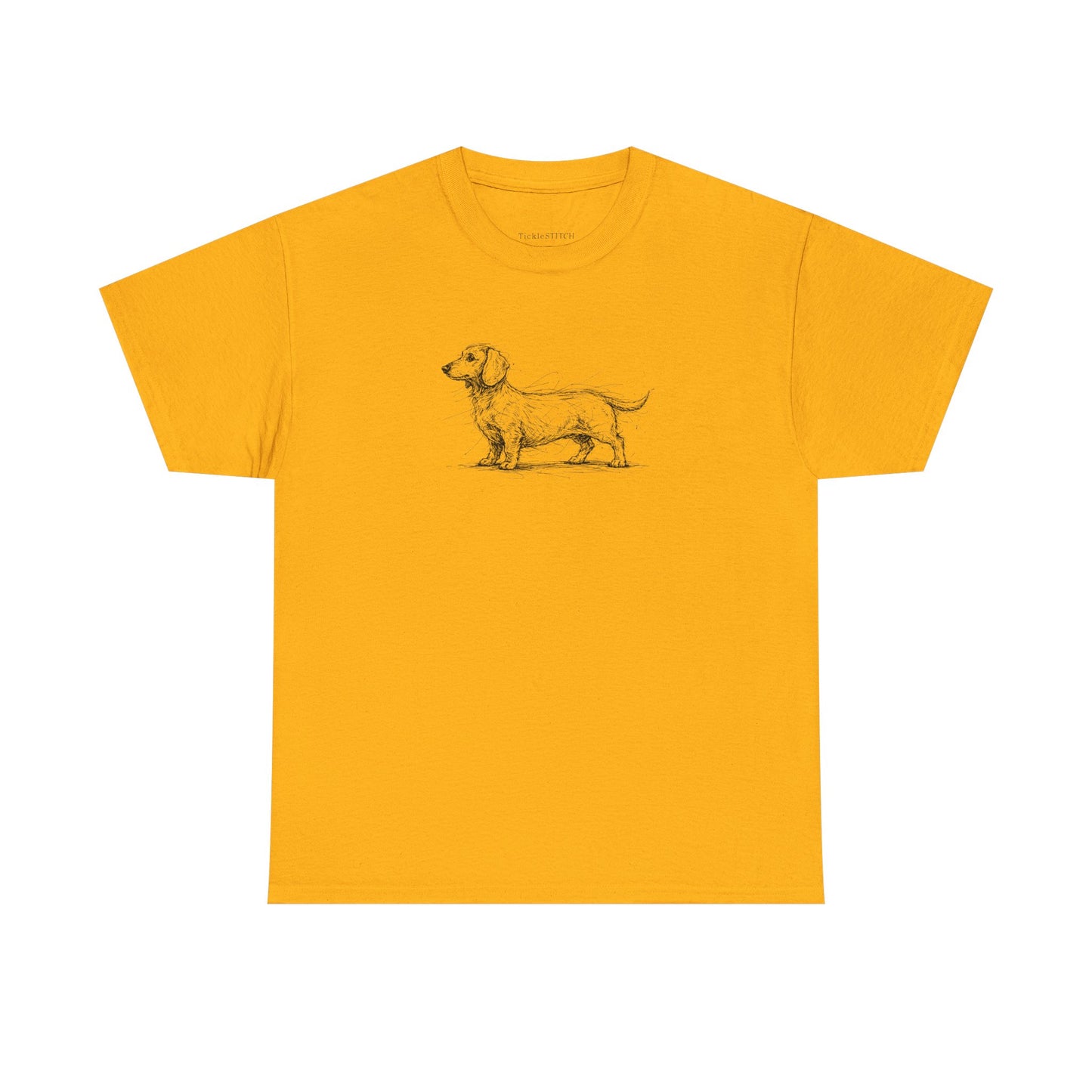 Dachshund Sketch Art Tee for Wiener Dog Lovers & Doxie Moms