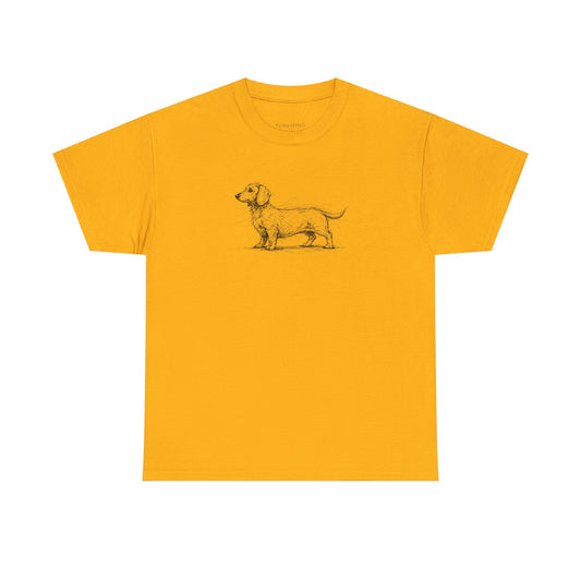 Dachshund Sketch Art Tee for Wiener Dog Lovers & Doxie Moms