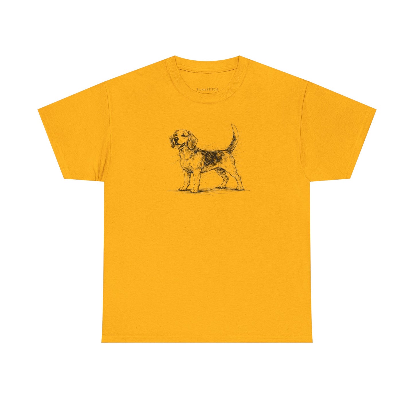 Beagle Sketch Art Shirt for Dog Lovers - Hound Dog Tee Gift