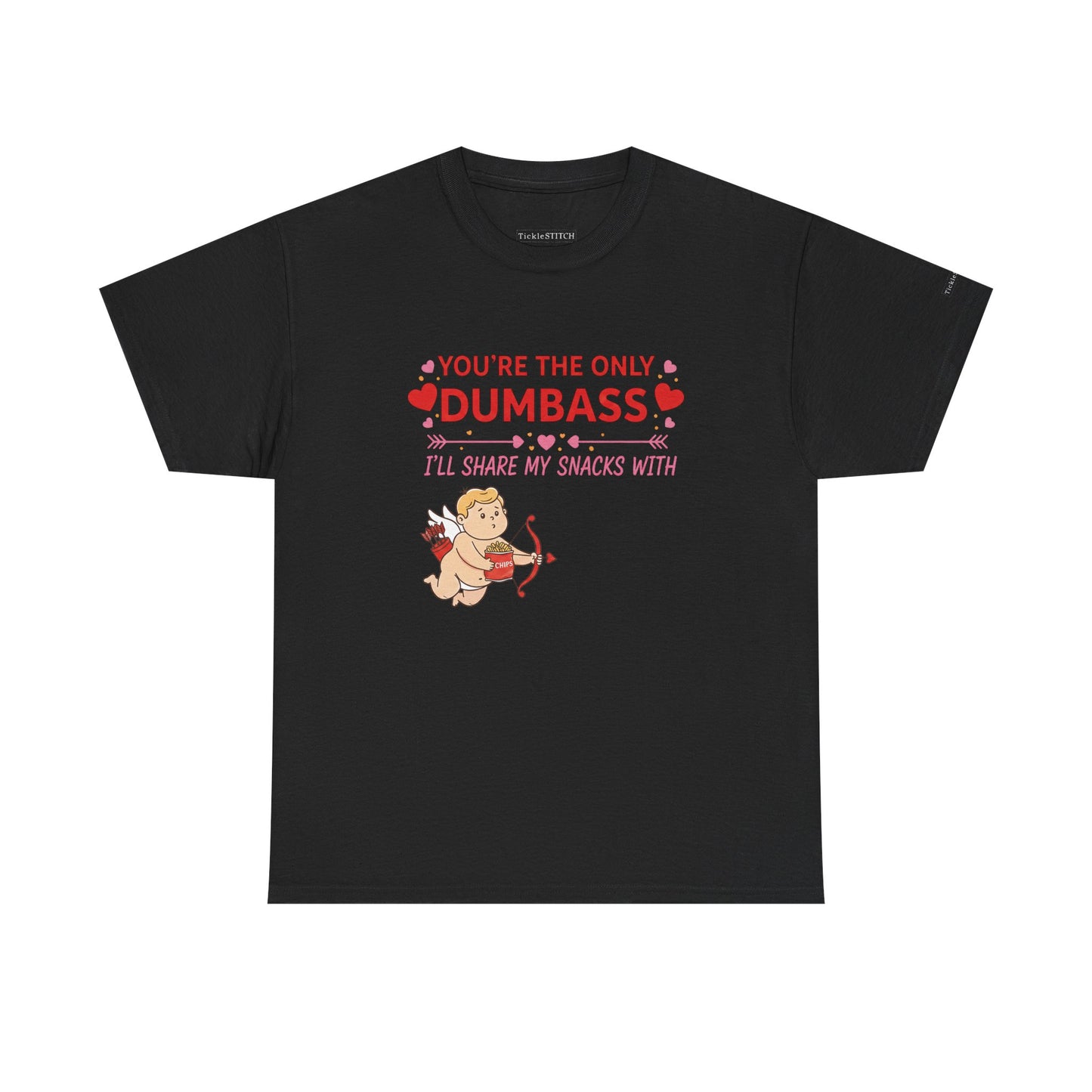 Funny Valentine's Day Cupid Tee – Snacks Love Boyfriend Girlfriend Gif